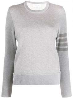 Thom Browne толстовка с круглым вырезом и полосками 4-Bar