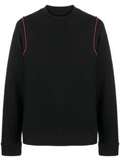 Jil Sander толстовка с контрастной строчкой