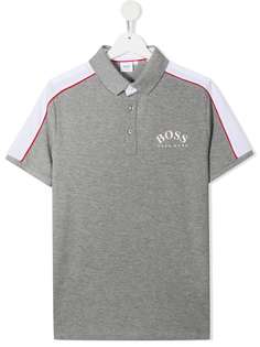 BOSS Kidswear рубашка поло с логотипом
