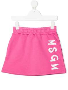 Msgm Kids юбка с логотипом