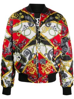 Versace Jeans Couture бомбер с принтом Paisley Fantasy