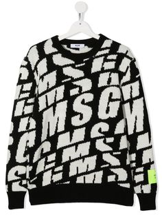 Msgm Kids джемпер с логотипом