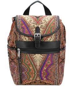 ETRO маленький рюкзак с принтом пейсли