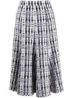 Thom Browne твидовая юбка с завышенной талией