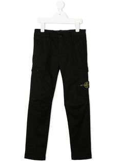 Stone Island Junior брюки карго с логотипом