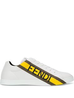 Fendi кеды с логотипом