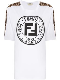 Fendi футболка Fendirama с логотипом