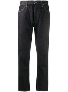 Jil Sander укороченные джинсы с карманами