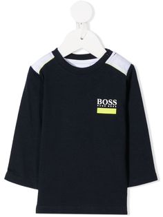 BOSS Kidswear футболка в стиле колор-блок