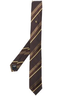 Fendi галстук в полоску