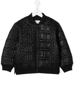 Stella McCartney Kids стеганый бомбер