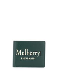 Mulberry folder logo embossed wallet