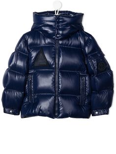 Moncler Enfant пуховик с капюшоном