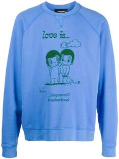 Dsquared2 толстовка с принтом Love Is