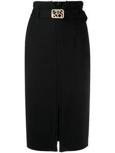 Pinko юбка прямого кроя с завышенной талией