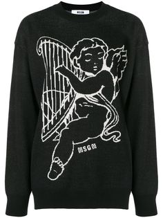 MSGM джемпер с узором