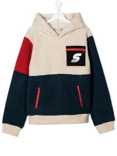 Stella McCartney Kids худи в стиле колор-блок