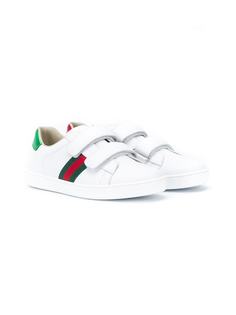 Gucci Kids кроссовки Ace на липучках