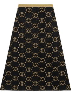 Gucci юбка с узором GG