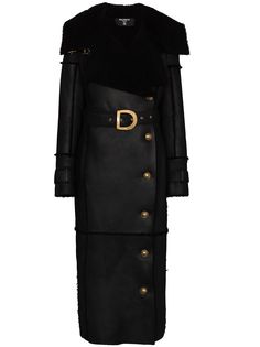 Balmain пальто с широким воротником