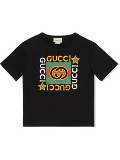 Gucci Kids футболка с логотипом