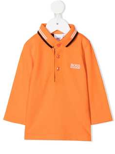 BOSS Kidswear рубашка поло с длинными рукавами