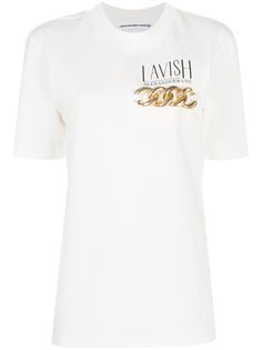 Alexander Wang футболка Lavish с надписью