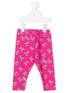 Moschino Kids легинсы с принтом Teddy Bear