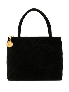 Chanel Pre-Owned стеганая сумка-тоут Medallion 1998-го года