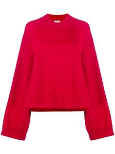 LOEWE толстовка оверсайз с вышивкой Anagram