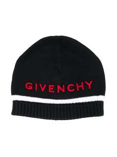 Givenchy Kids шапка бини с вышитым логотипом
