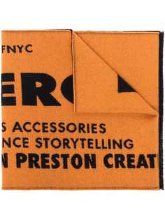 Heron Preston шарф с жаккардовым логотипом