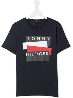 Tommy Hilfiger Junior футболка с графичным логотипом