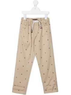 Tommy Hilfiger Junior брюки с кулиской и монограммой
