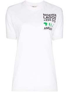 AMBUSH футболка Nigeria с логотипом