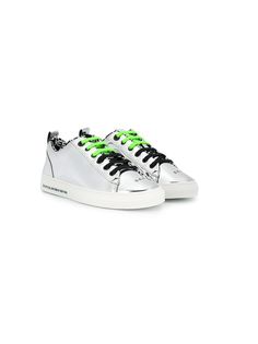 Dkny Kids кеды с эффектом металлик и логотипом