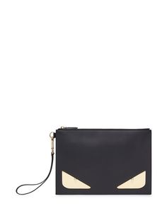 Fendi клатч с декором Bag Bugs