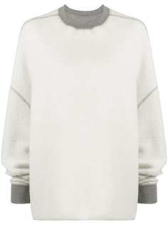 Rick Owens DRKSHDW джемпер оверсайз с вырезами