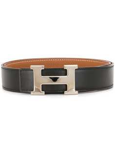 Hermès двусторонний ремень Constance 2002-го года с пряжкой H Hermes