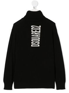 Dsquared2 Kids джемпер с логотипом и высоким воротником
