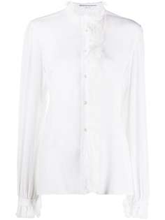 Ermanno Scervino креповая рубашка с оборками