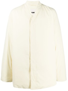 Jil Sander пуховик с V-образным вырезом
