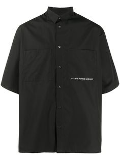 Givenchy рубашка свободного кроя с короткими рукавами