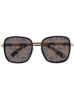 Jimmy Choo Eyewear солнцезащитные очки Elva с принтом на линзах