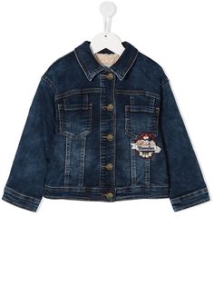 Monnalisa джинсовая куртка Mickey & Minnie