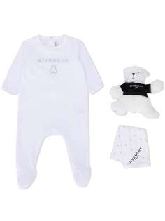 Givenchy Kids комплект из комбинезона, игрушки и платка