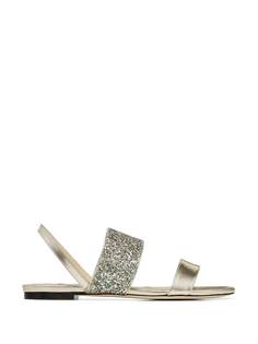 Jimmy Choo сандалии Seia с блестками