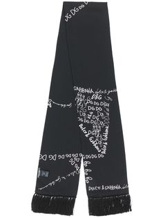 Dolce & Gabbana шарф с логотипом