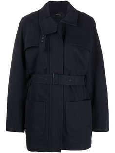 Low Classic приталенное пальто с поясом