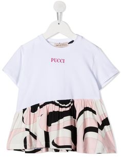 Emilio Pucci Junior футболка с оборками